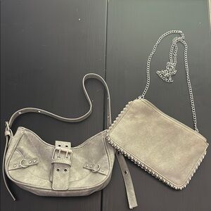 Zara Silver and Shoulder Bag Clean. New